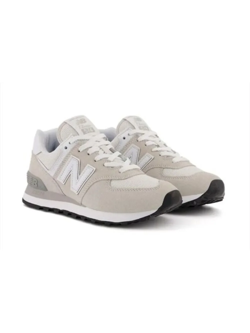 Size 10.5 men's Balance 574 Classic Beige Suede and Mesh Sneakers, Men's Size 9